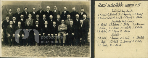 Obecní zastupitelstvo zvolené roku 1919